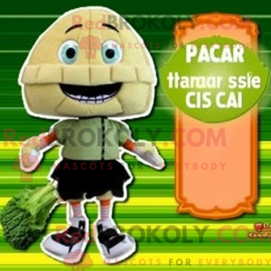 Peach Caesar Salad mascot...