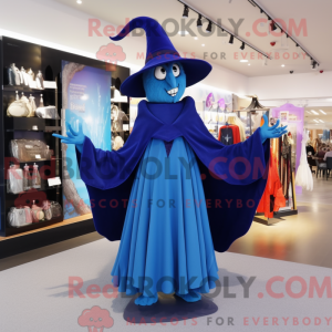 Blue Witch S Hat mascot...