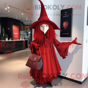Maskottchenkostüm mit rotem...