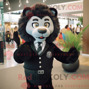 Black Lion maskot drakt...