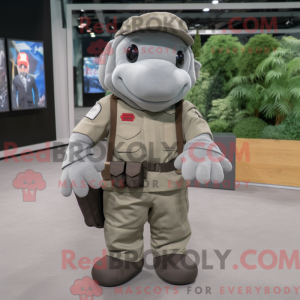 Maskottchenkostüm Gray Cod...