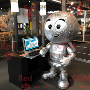 Sølv Computer maskot...
