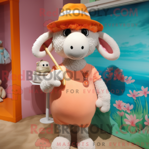 Figura de máscara de ovelha...
