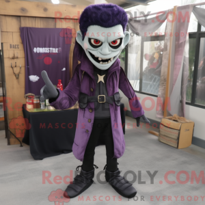 Purple Vampire mascot...