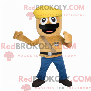 Gold Para Commando mascot...