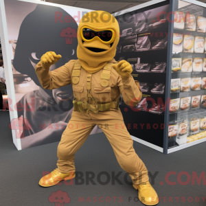 Złota maska Para Commando z...