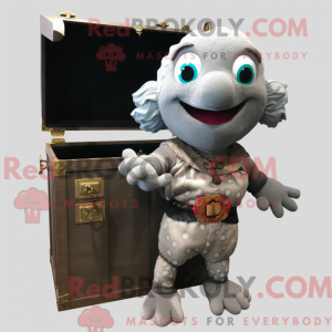 Gray Treasure Chest mascot...