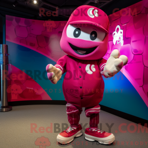 Magenta Baseball Glove...