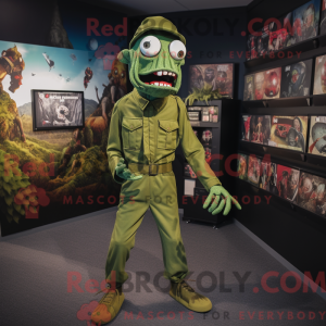 Oliven Undead maskot...