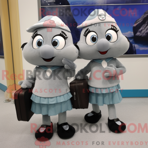 Gray Pair Of Ice Skates...