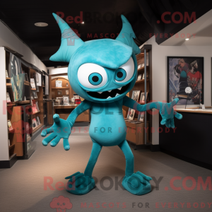 Postava maskota Teal Demon...