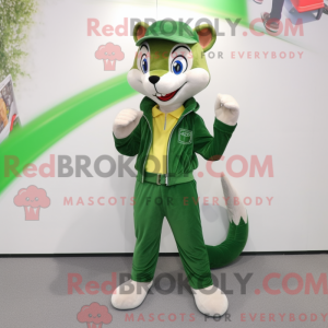 Forest Green Weasel mascot...