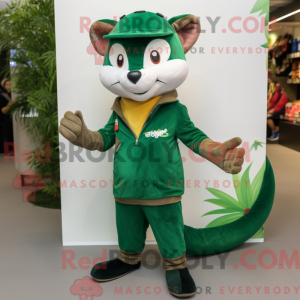 Forest Green Weasel mascot...