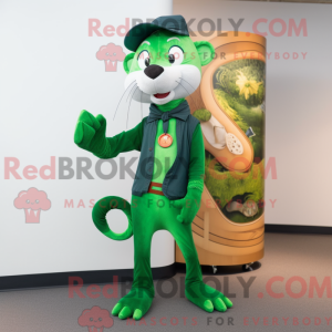 Forest Green Weasel mascot...