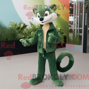 Forest Green Weasel mascot...