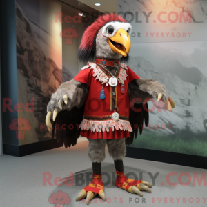 Hawk mascot costume...