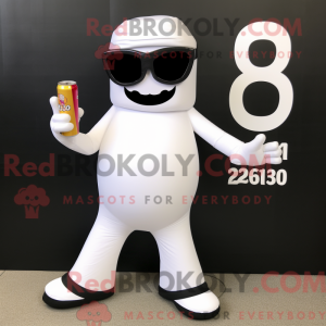 White Soda Can mascot...