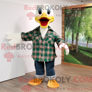Maskottchenkostüm Waldgrüne...