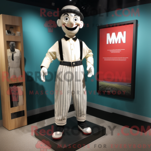 Mime mascot costume...