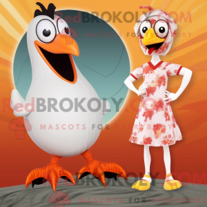 Maskottchenkostüm Peach...