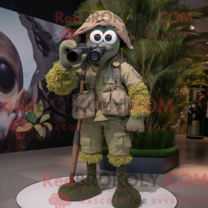 Olive Sniper mascotte...