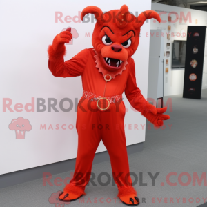 Devil mascot costume...