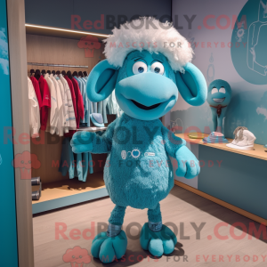 Sky Blue Merino Sheep...