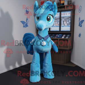 Blue Mare mascottekostuum...