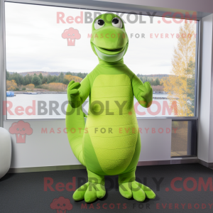 Limegrønn Loch Ness Monster...