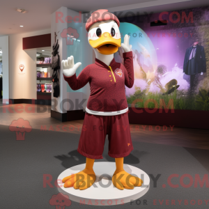 Maroon Gosling mascot...