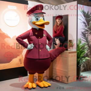 Maroon Gosling mascot...