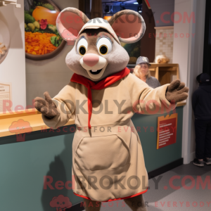 Tan Ratatouille mascot...