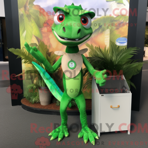 Green Dimorphodon mascot...