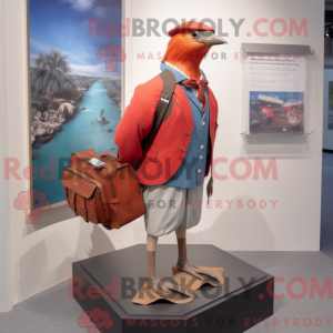 Red Passenger Pigeon mascot...