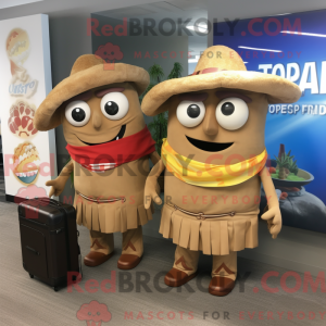 Maskottchenkostüm Tan...