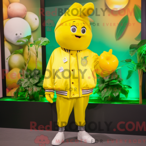 Citrongul spinat maskot...