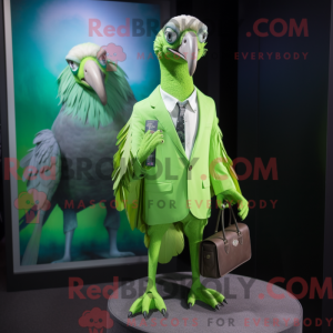 Postava maskota Lime Green...