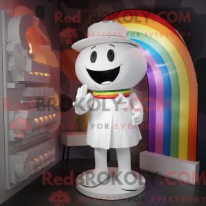 White Rainbow mascot...