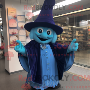 Sky Blue Witch mascot...