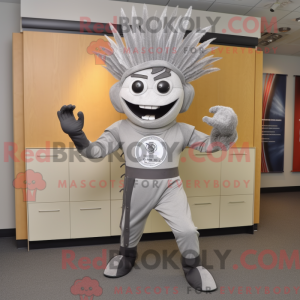 Gray Knife Thrower mascot...