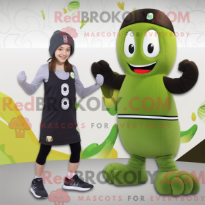 Oliven Hydra maskot kostume...
