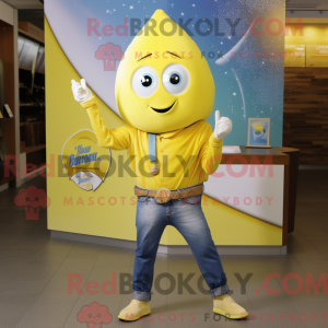 Lemon Yellow Gyro mascot...