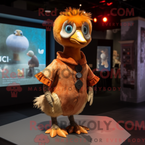 Rust Gosling maskot kostume...
