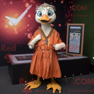 Rust Gosling mascot costume...