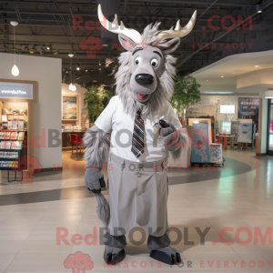 Silver Elk mascot costume...
