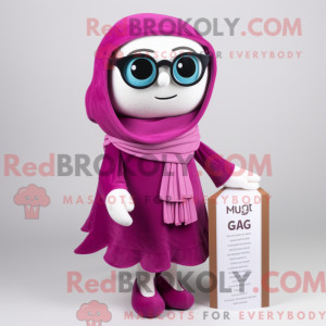 Magenta Anwalt Maskottchen...