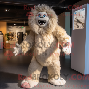 Figura de máscara de Yeti...