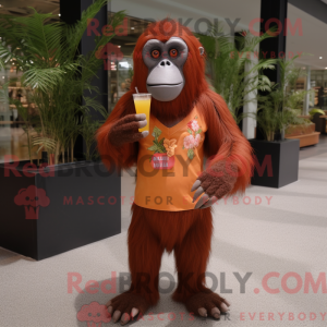 Orangutan mascot costume...