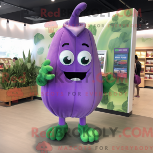 Postava maskota Purple...