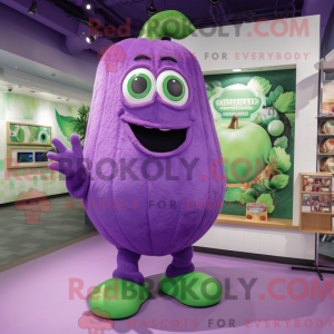 Purple Cucumber mascot...